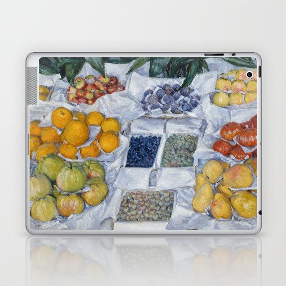 Gustave Caillebotte - Fruit Displayed on a Stand Laptop & iPad Skin