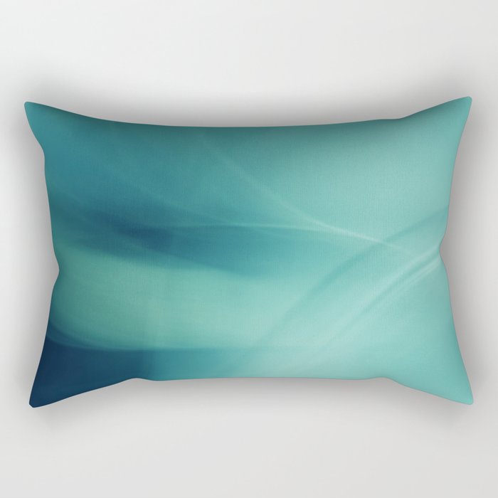 Underwater - Deep Blue Sea (abstract) Rectangular Pillow