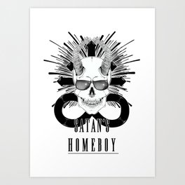 Satan's Homeboy Art Print