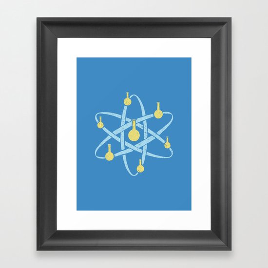 Atomic Tube Framed Art Print