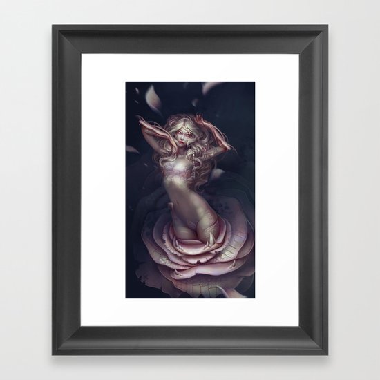 Beauty In the Beast Framed Art Print