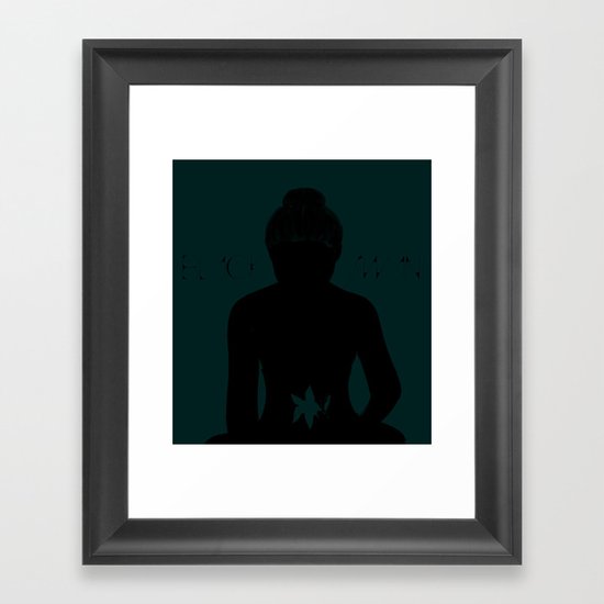 Black Swan Framed Art Print