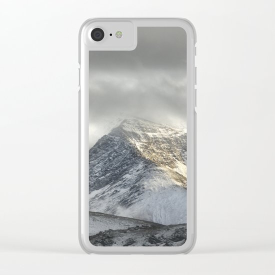 "Storm at the mountains" Wilderness Clear iPhone Case