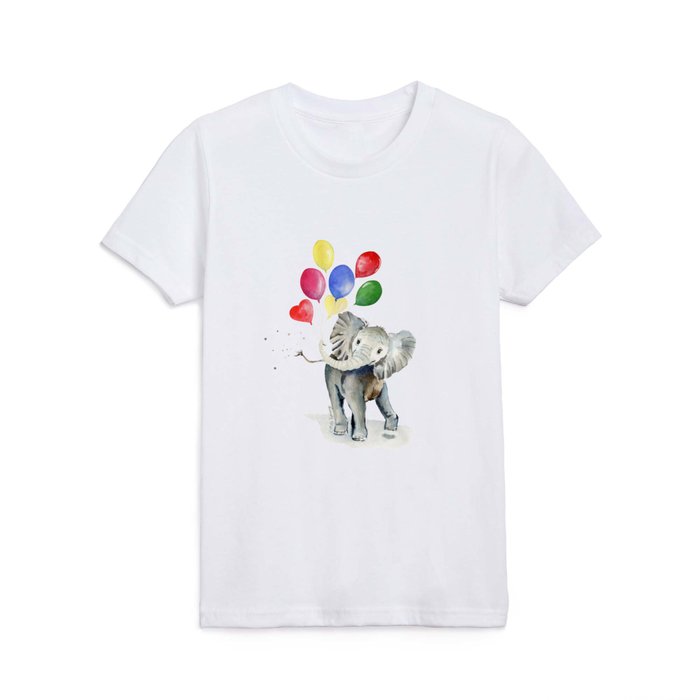 Happy Baby Elephant  Kids T Shirt