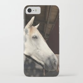 Horse in a Barn iPhone Case