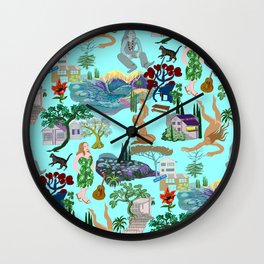 Ladies of the canyon, tribute to Joni Mitchell. Wall Clock