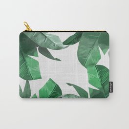 Tropical Palm Print Carry-All Pouch