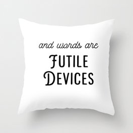 Futile Devices - Sufjan Stevens Throw Pillow