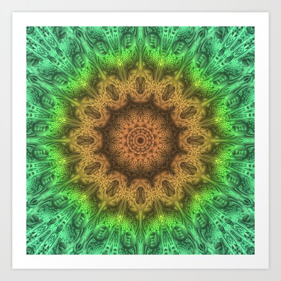 Have an Impact Mandala Art Print