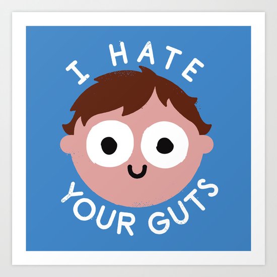 Grinsincerity Art Print