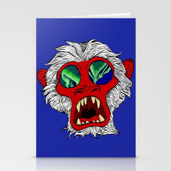 "Arctic Monkey" by Virginia McCarthy Stationery Cards