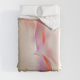 Flow art - haptic structure  -  abstract wind painting109 - decor design Duvet Cover
