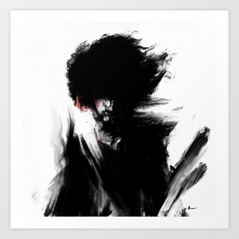 Bushido Art Print By Jumpsick Society6