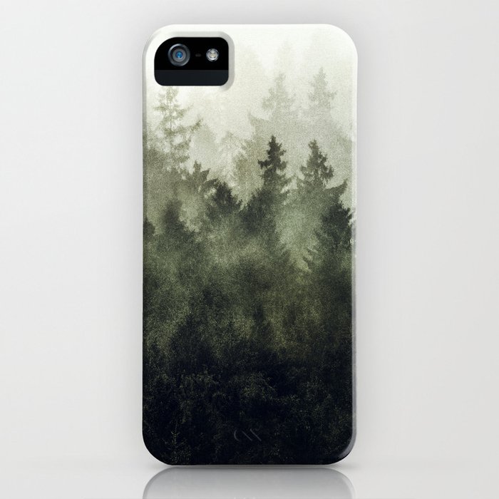 the heart of my heart // green mountain edit iphone case