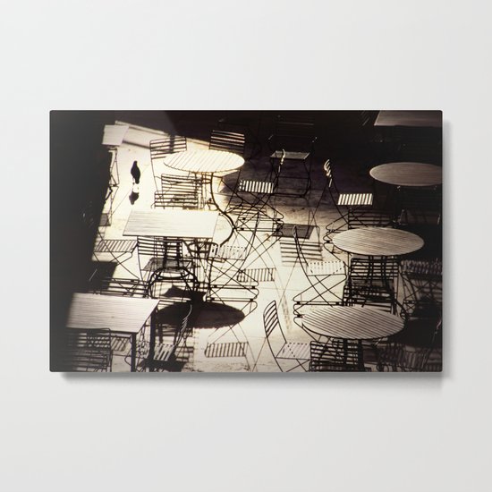 empty cafe Metal Print