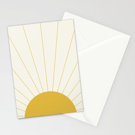 Sunrise / Sunset Minimalism Stationery Card
