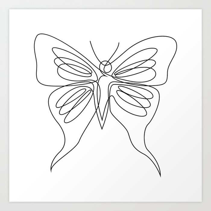 Butterfly 19_LB3 Art Print