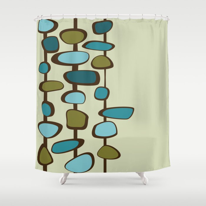 Teal bathroom curtains deals