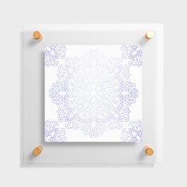 Very Peri 2022 Color Of The Year Violet Pretty Periwinkle Mandala Floating Acrylic Print