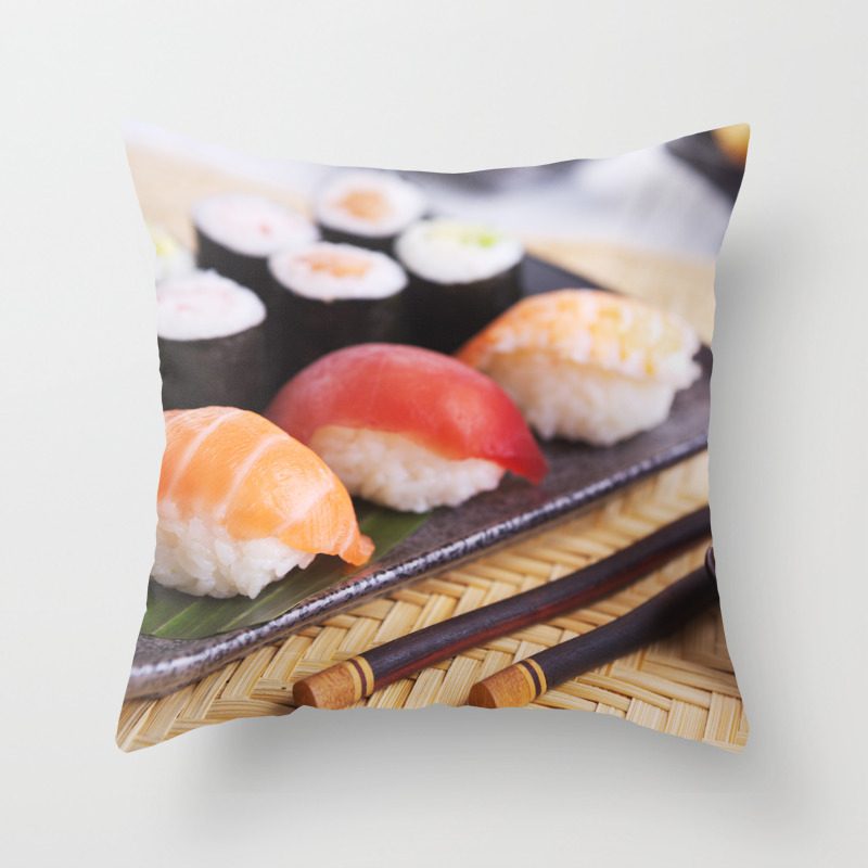 shrimp sushi pillow