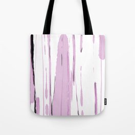 Pink Bamboo Forest: Abstract Digital Watercolor Painting Tote Bag