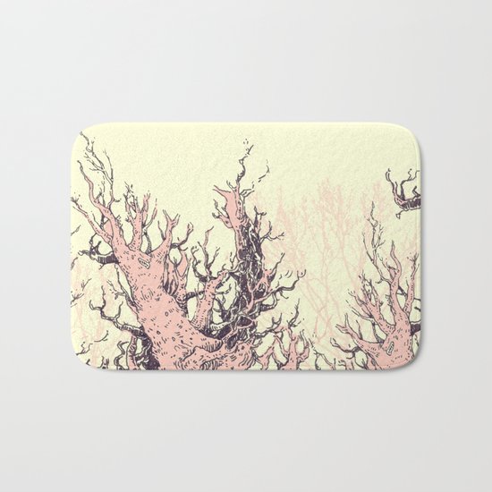hot afternoon tre Bath Mat