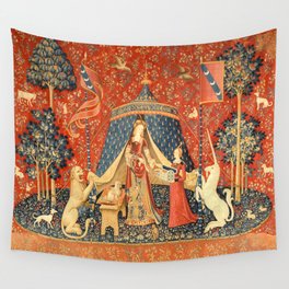 Lady and The Unicorn Medieval Tapestry Wall Tapestry