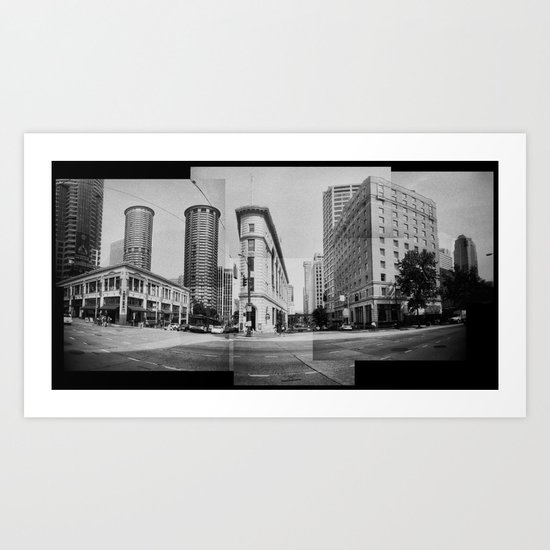 downtown Art Print