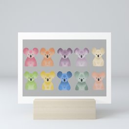 Gummy koala bears Mini Art Print