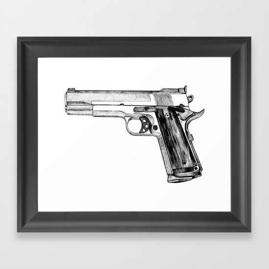 GUN Framed Art Print