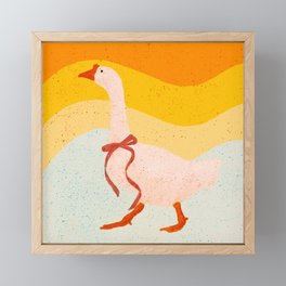 Duck Framed Mini Art Print