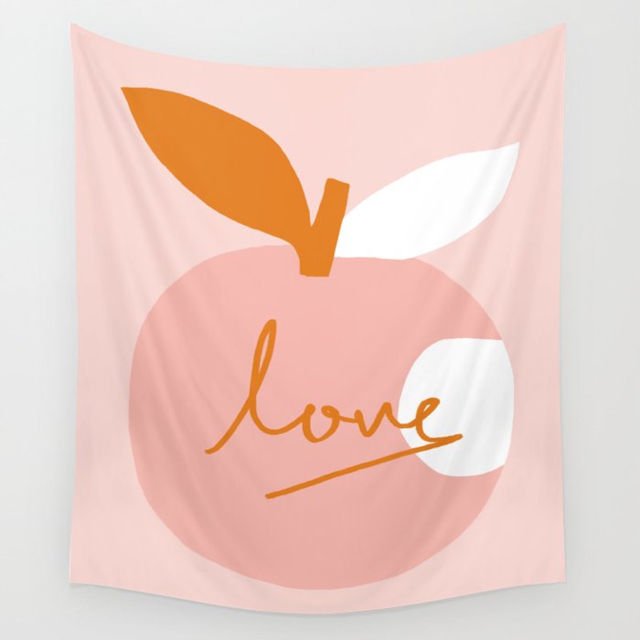 Abstraction_LOVE_BITE Wall Tapestry