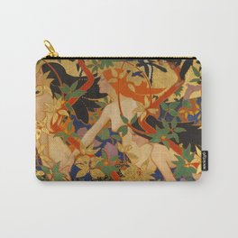 The Hunt, previously known as Diana and Her Nymphs, 1926 by Robert Burns Carry-All Pouch