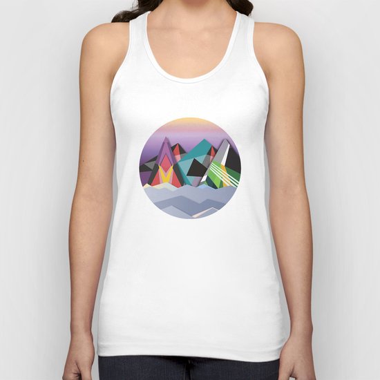 Cosmic Mountains No. 1 Unisex Tank Top