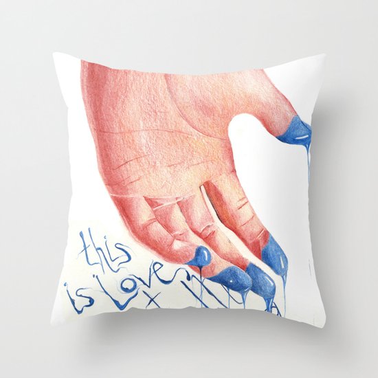 this is LOVE Throw Pillow