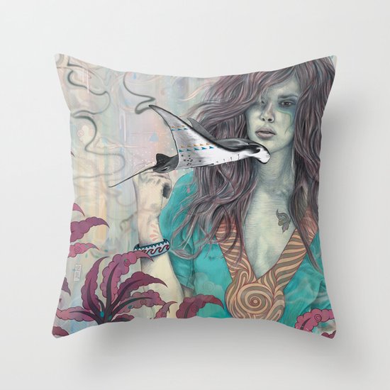 Solid Air Throw Pillow