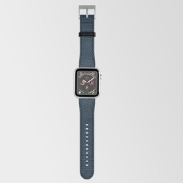 boho triangle stripes - navy Apple Watch Band