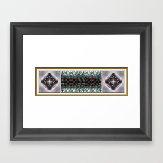 Snowy Rose Brier Framed Art Print
