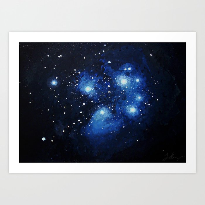 Pleiades - The Seven Sisters Art Print
