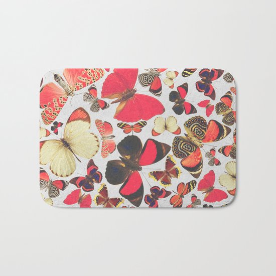 Come with me butterflies. Bath Mat