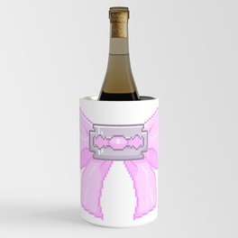 Kawaii Pixel Razor Bow Wine Chiller