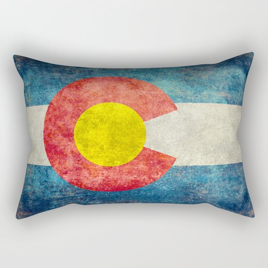 Coloradan State Flag Rectangular Pillow