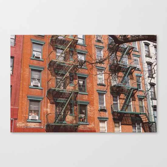 Smoking Window II Canvas Print