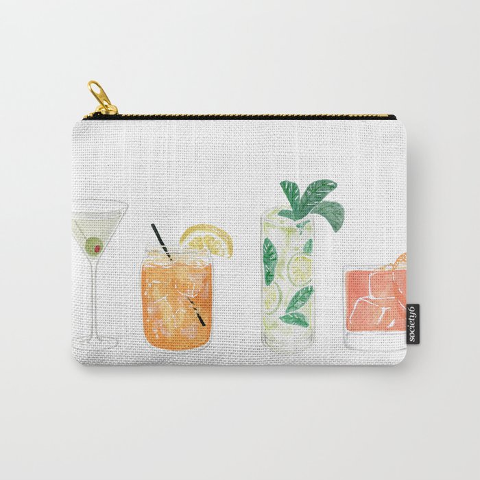 Colorful cocktails Carry-All Pouch