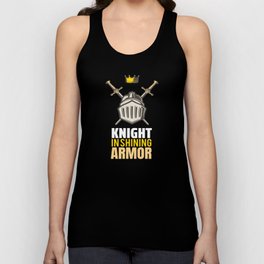 Knight in Shining Armor Roleplaying Game Unisex Tank Top