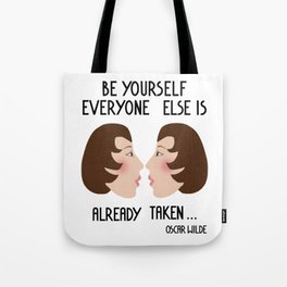 Be yourself girl 2 Tote Bag