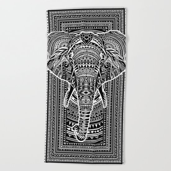 Polynesian Elephant Beach Towel