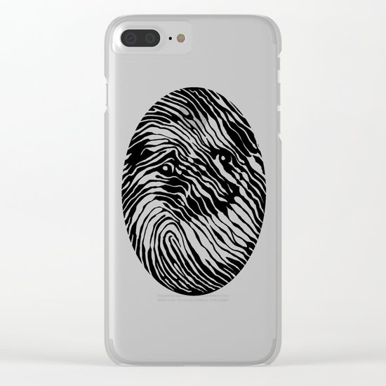 Fingerpug Clear iPhone Case