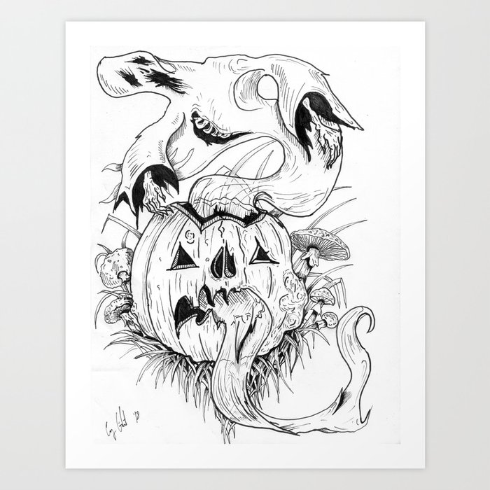 Samhain Art Print