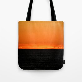 LOVELY LATE SUMMER SUNSET OVER THE PACIFIC OCEAN - OREGON COAST Tote Bag